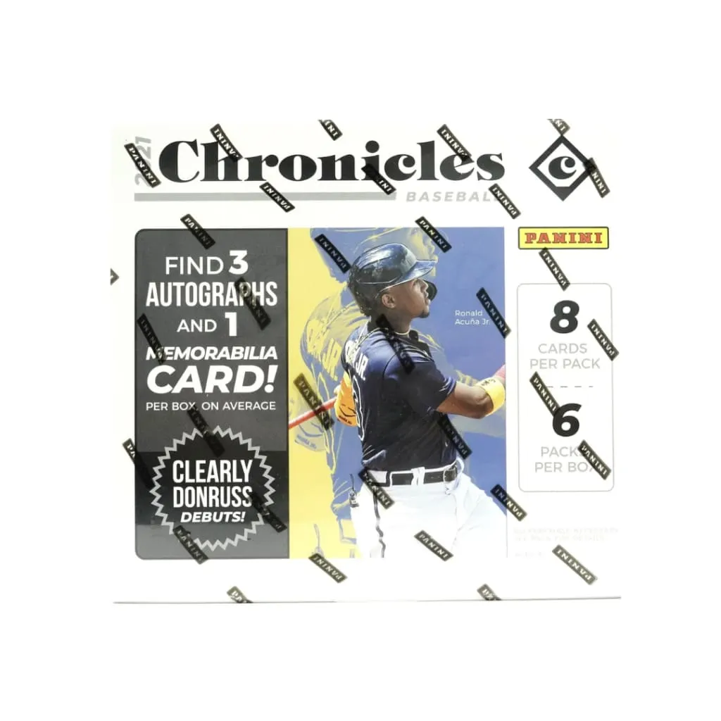 2021 Panini Chronicles Baseball Hobby Box