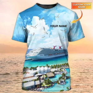 3D Cruise Shirts For Couple, Cruise Ship Themed Shirts Men Women