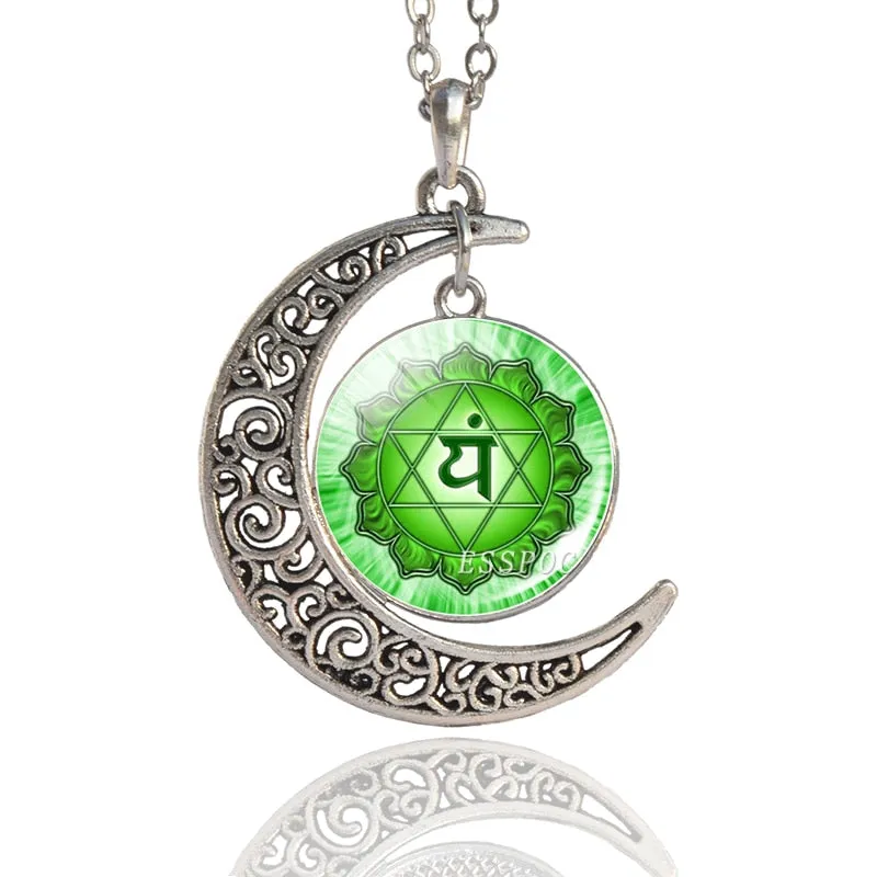 7 Chakra Pendant Yoga Meditation Necklace