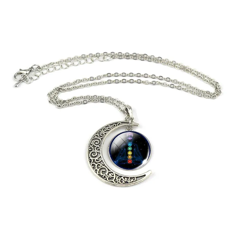 7 Chakra Pendant Yoga Meditation Necklace