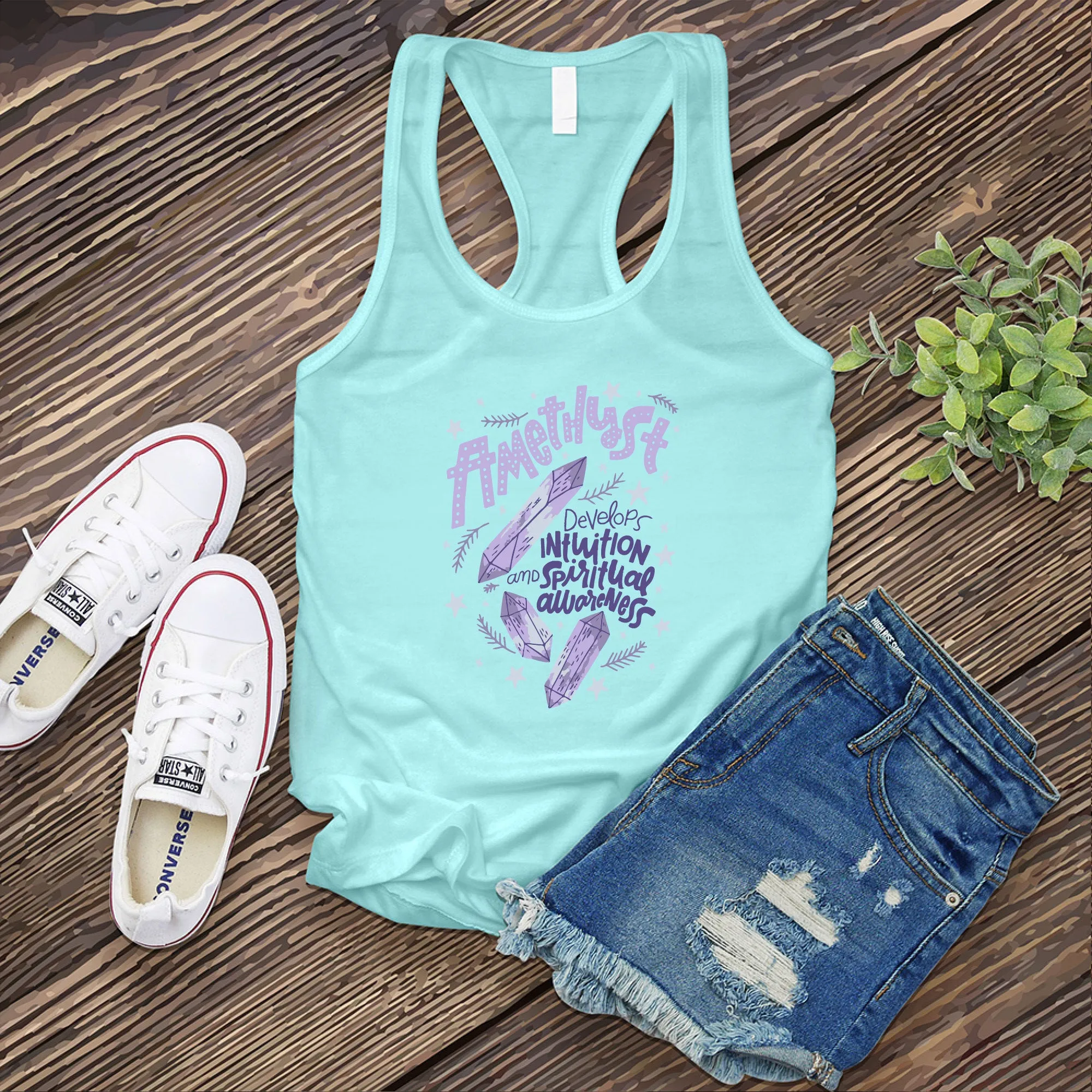 Amethyst Spiritual Awareness Women's Tank Top