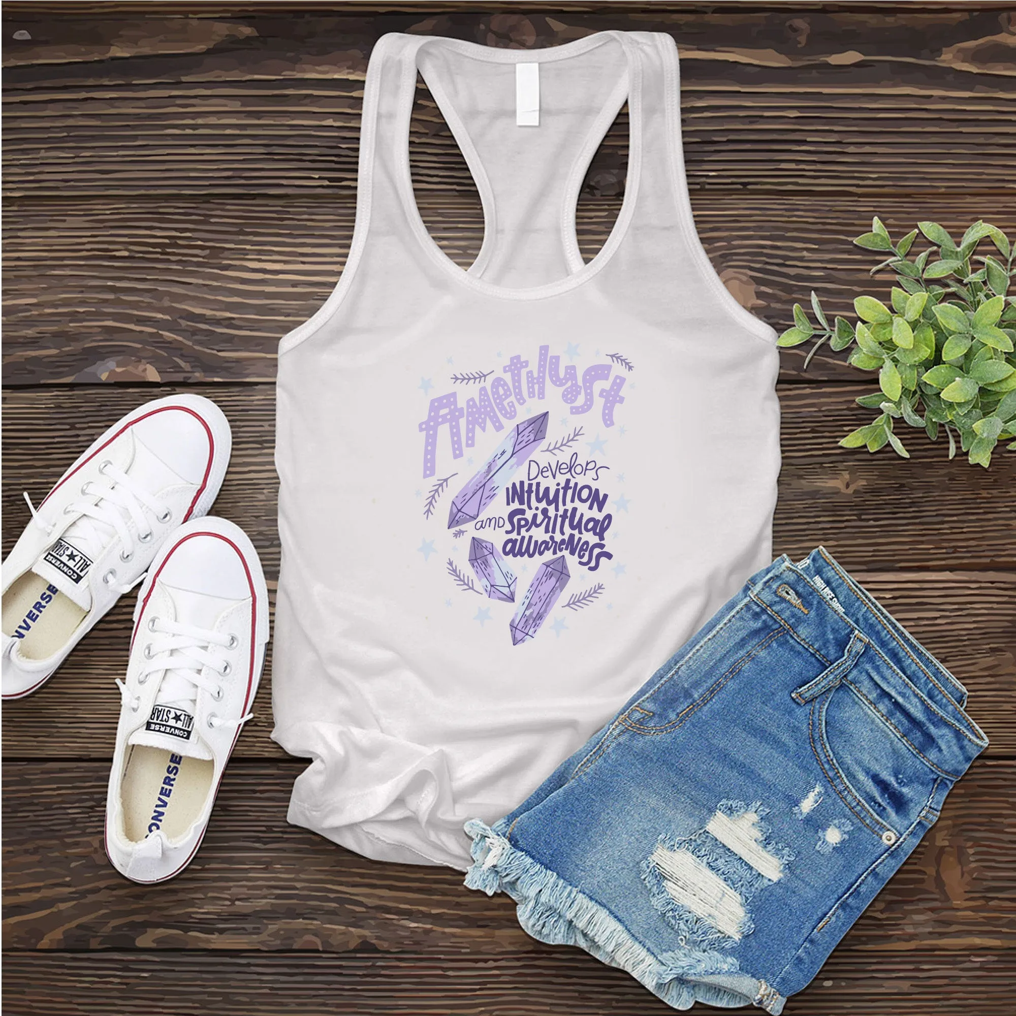 Amethyst Spiritual Awareness Women's Tank Top