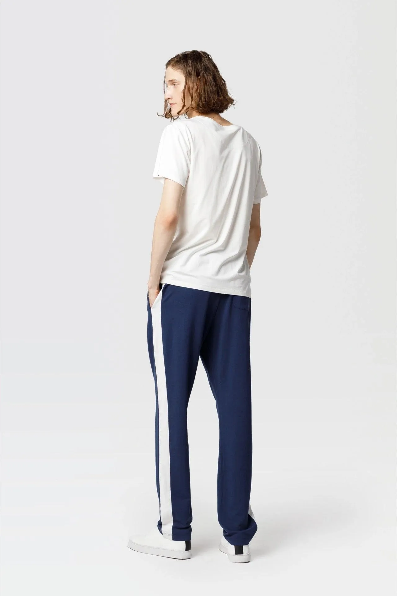 Bamboo Contrast Stripe  Sweatpants