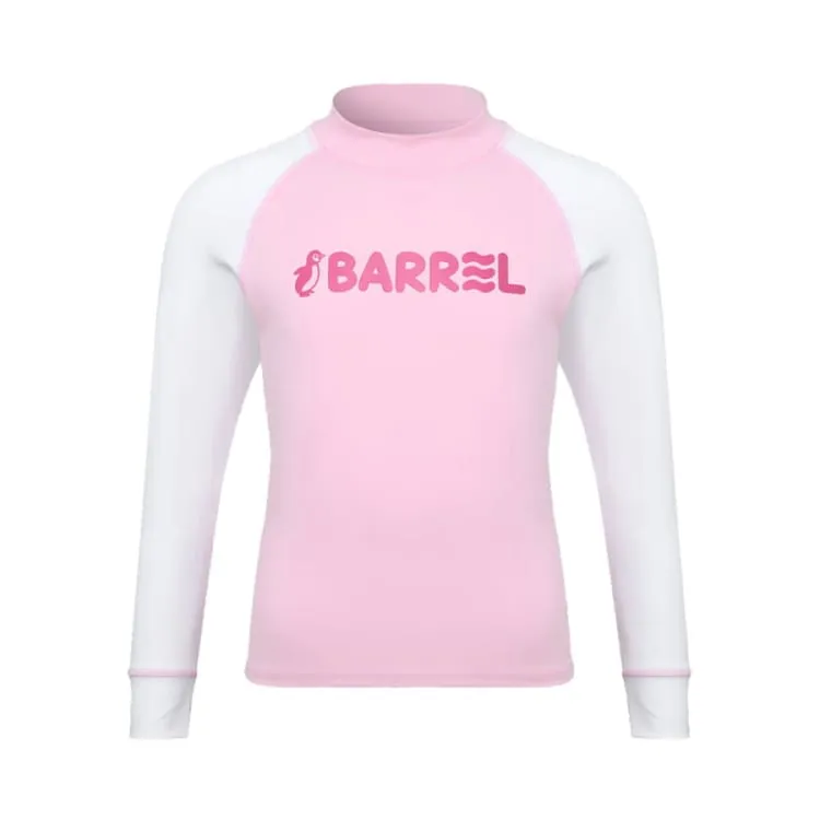 Barrel Kids Essential Rash Guard-PINK