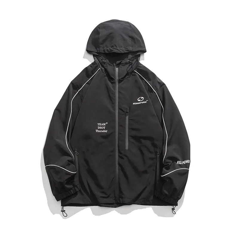 Black Reflective Hoodie