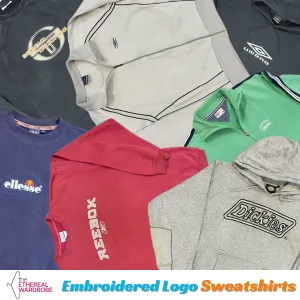 Branded Sweatshirts 10 pcs Dickies Umbro Reebok and other brands