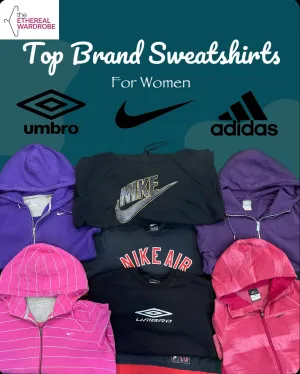 Branded Sweatshirts for Women 10pcs Nike Adidas