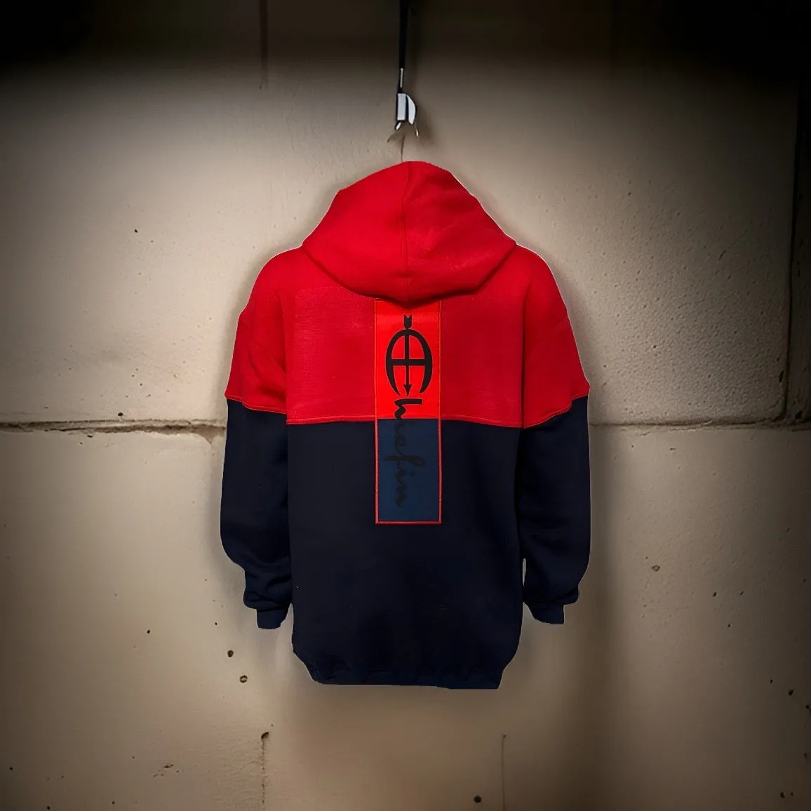 ^CHAMPION CHIEFIN’^ (RED-NAVY) PULLOVER HOODIES FOR MEN