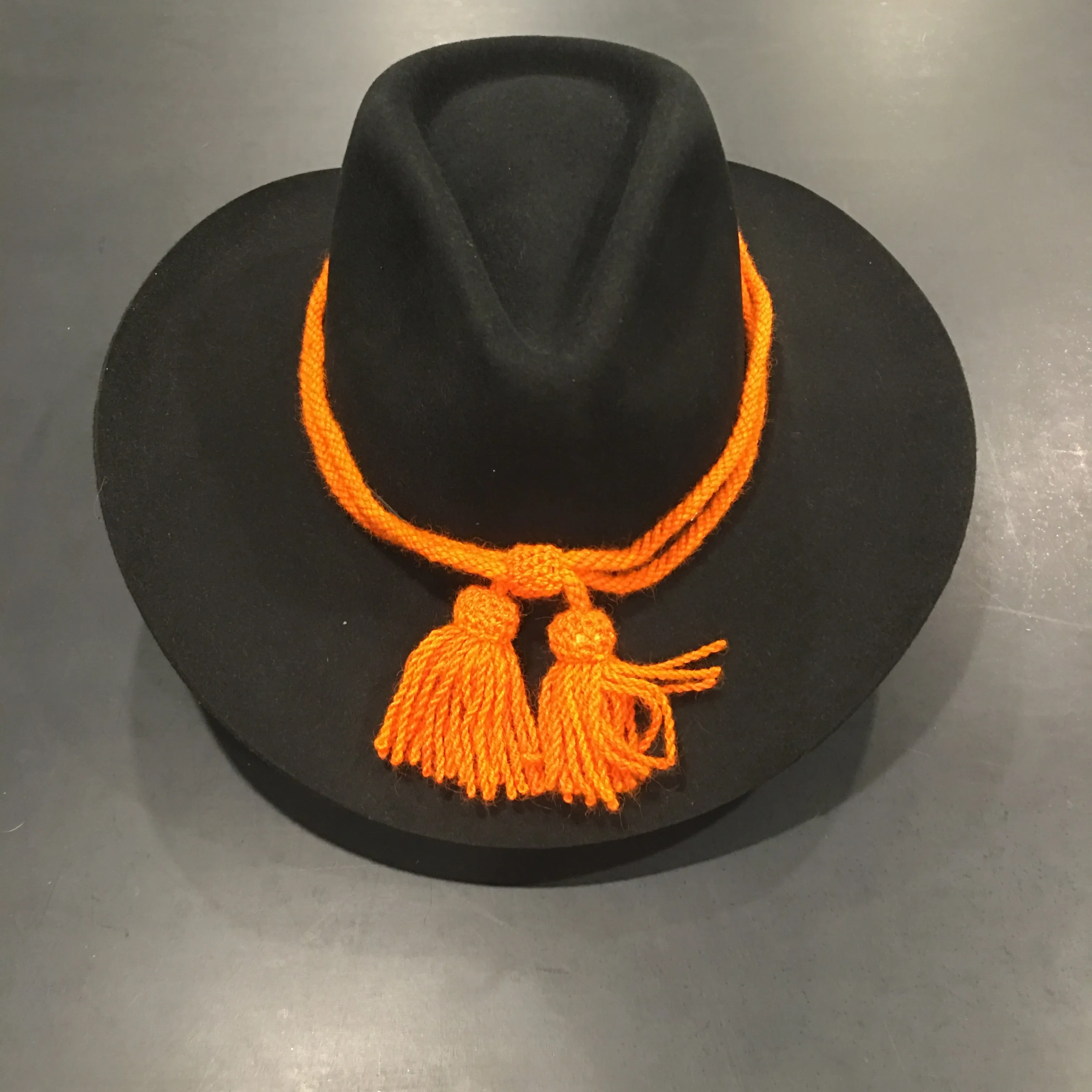 Civil War Style Hat Cord - Orange Signal