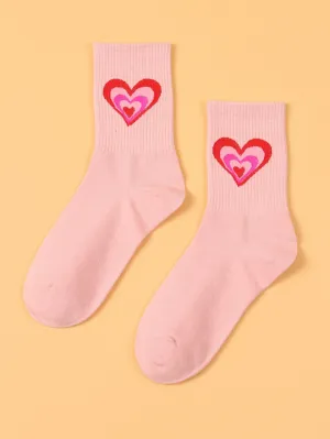 Colorful Heart Socks Funny Socks for Women Novelty Socks Funky Socks Gift for