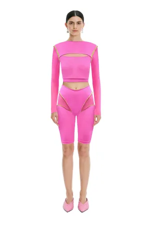 CROPTOP Erratic Pink