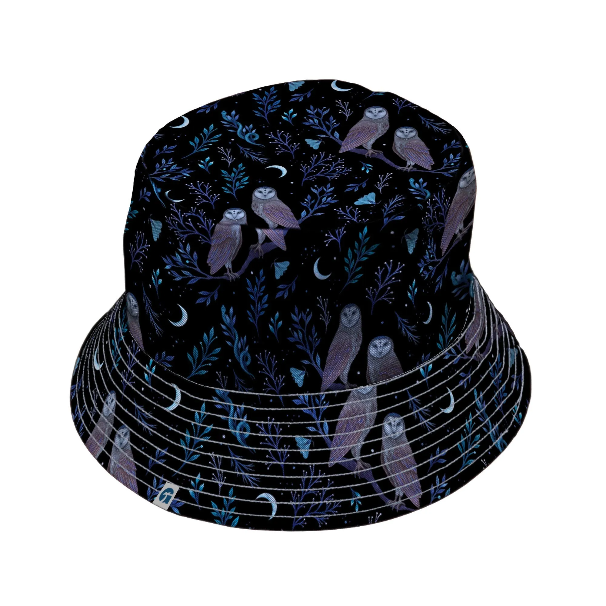 Episodic Owl Floral Bucket Hat