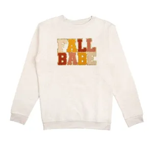 Fall Babe Patch Adult Sweatshirt - Mommy & Me - Fall