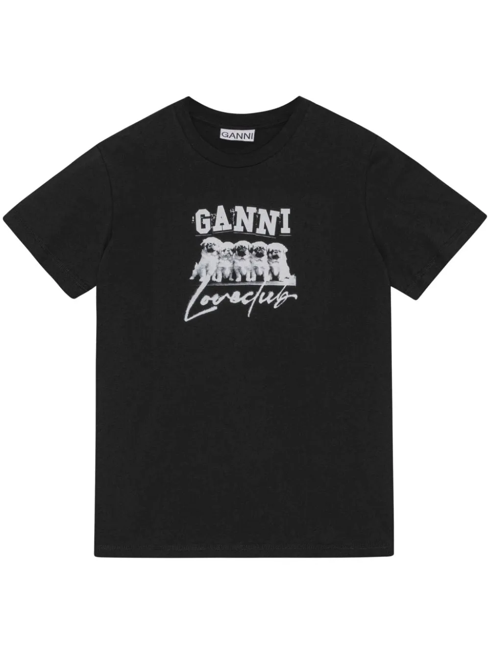 GANNI T-shirts and Polos Black