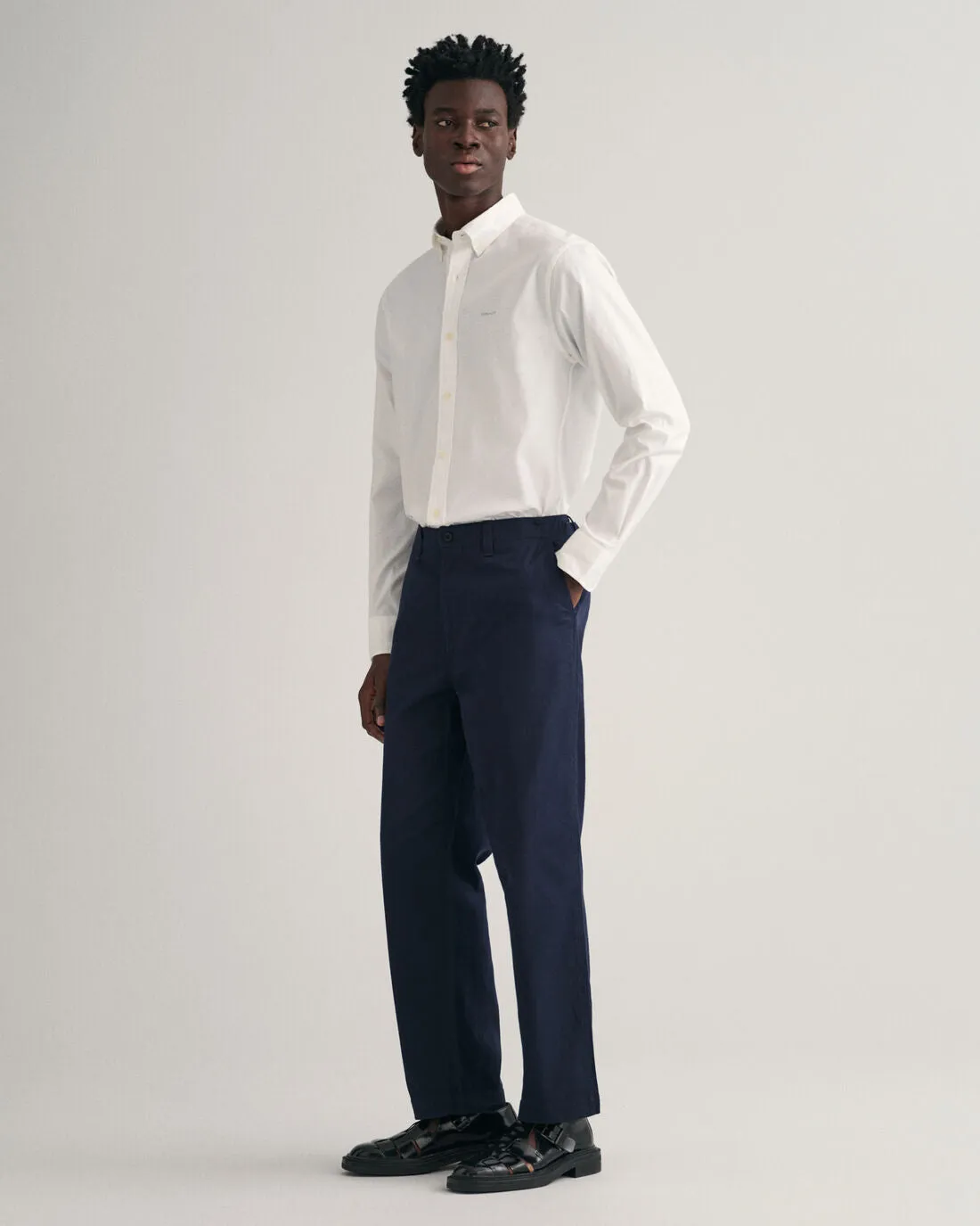 GANT - Regular Pinpoint Oxford Shirt, White