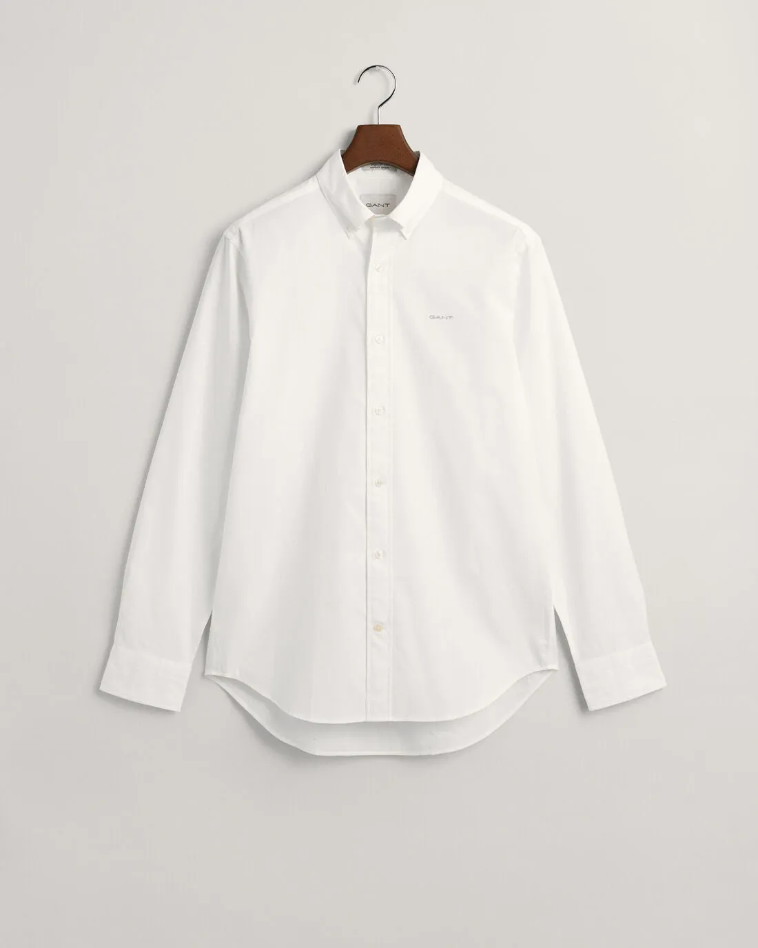 GANT - Regular Pinpoint Oxford Shirt, White