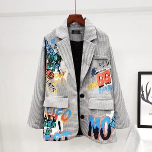 Graffiti Suit Jacket