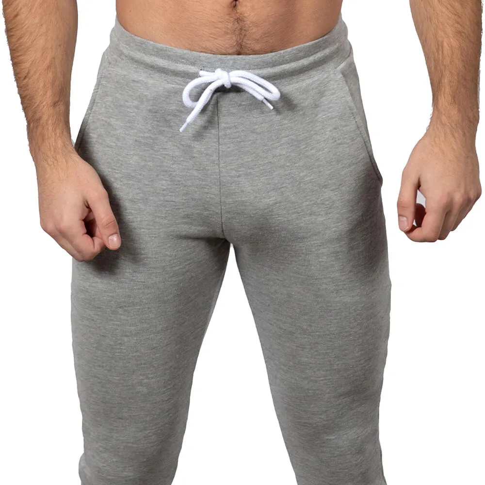 Grey Heather Hugger Jogger Sweatpants