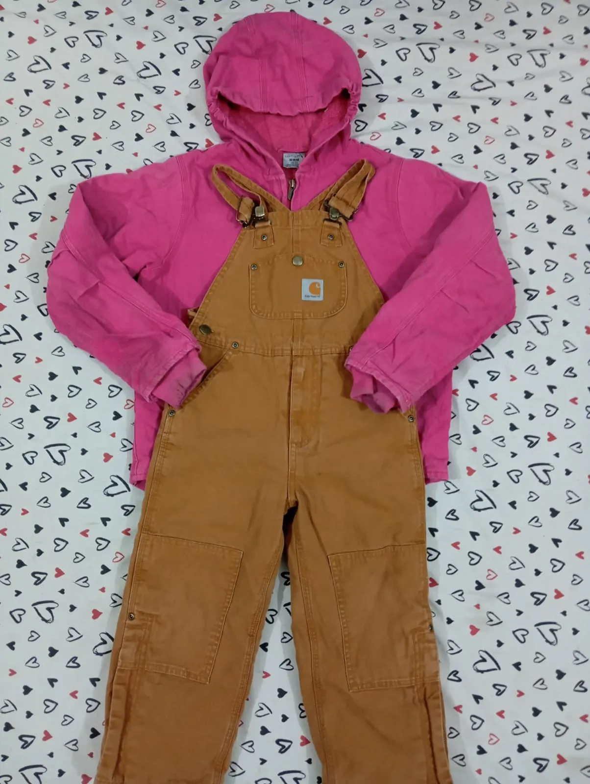 HD Kids Vintage Carhartt Jackets and Dungarees - 4 pcs