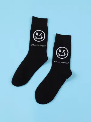 I Am Modernist Emoji Socks Funny Socks for Men Novelty Sock