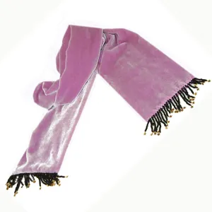 LAVENDER VELVET SCARF