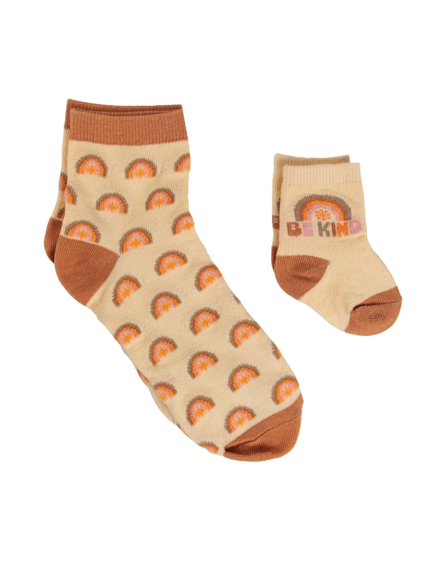 Mama & Me Socks - Be Kind Rainbows