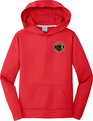 Maryland Black Bears Youth Performance Fleece Pullover Hooded Sweatshirt