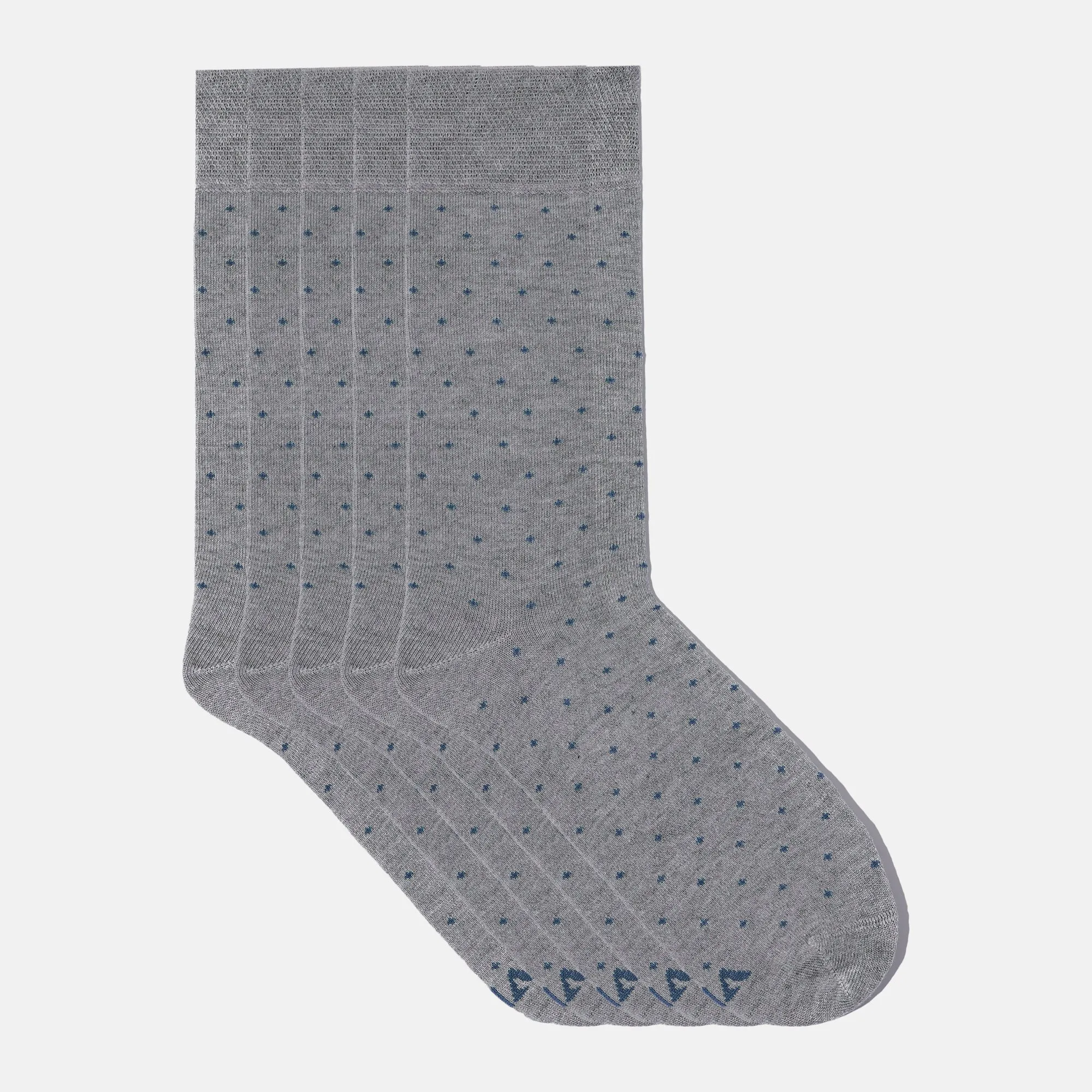 Men’s Bamboo Dress Socks - Dotted Design, 1/3/5 Pairs