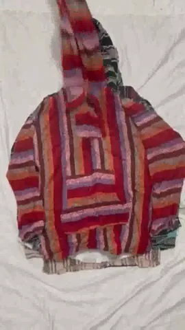 Mexican Baja Blanket Jackets - 20 Pieces