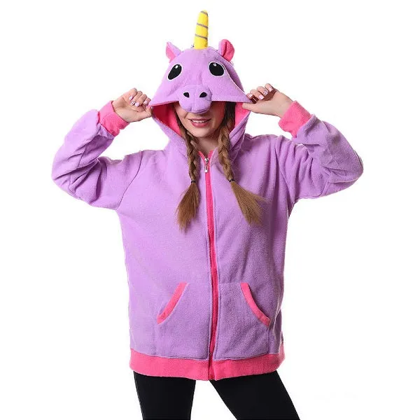 Novelty Unicorn Hooded Jacket