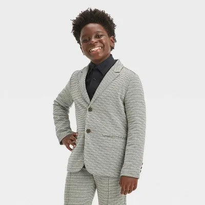 Open Box - Boys' Houndstooth Knit Blazer - Cat & Jack