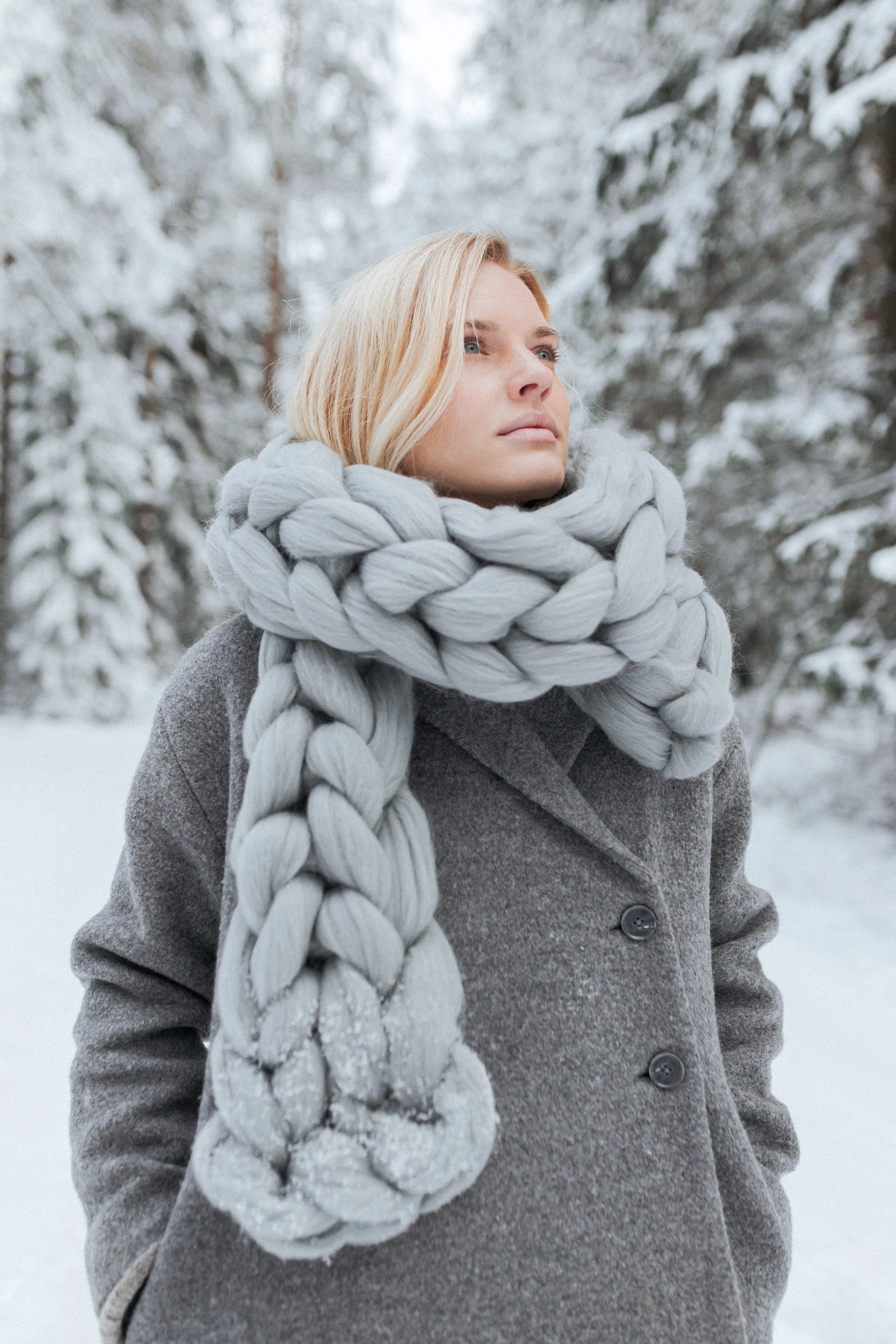 Oversized scarf