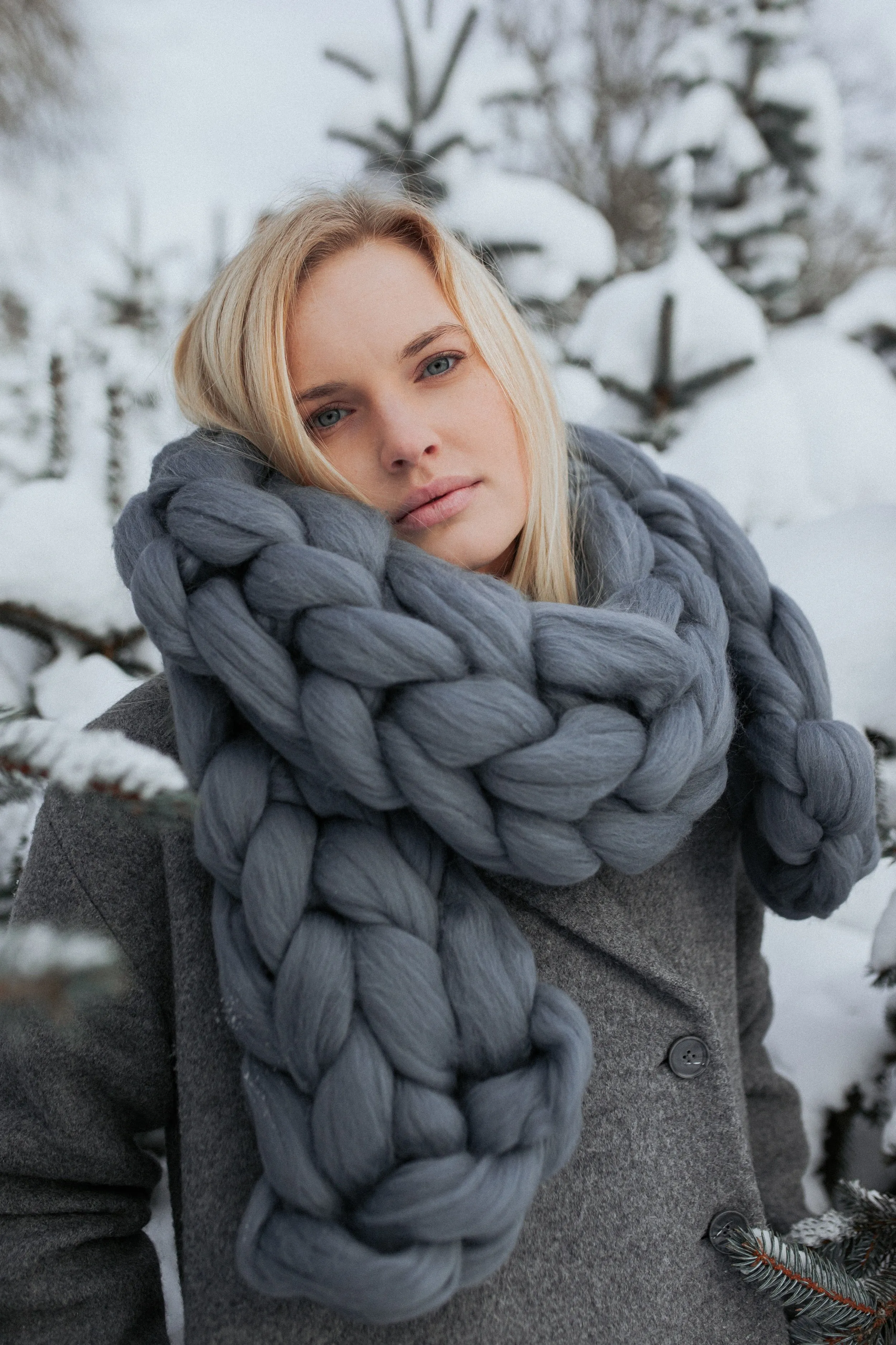 Oversized scarf