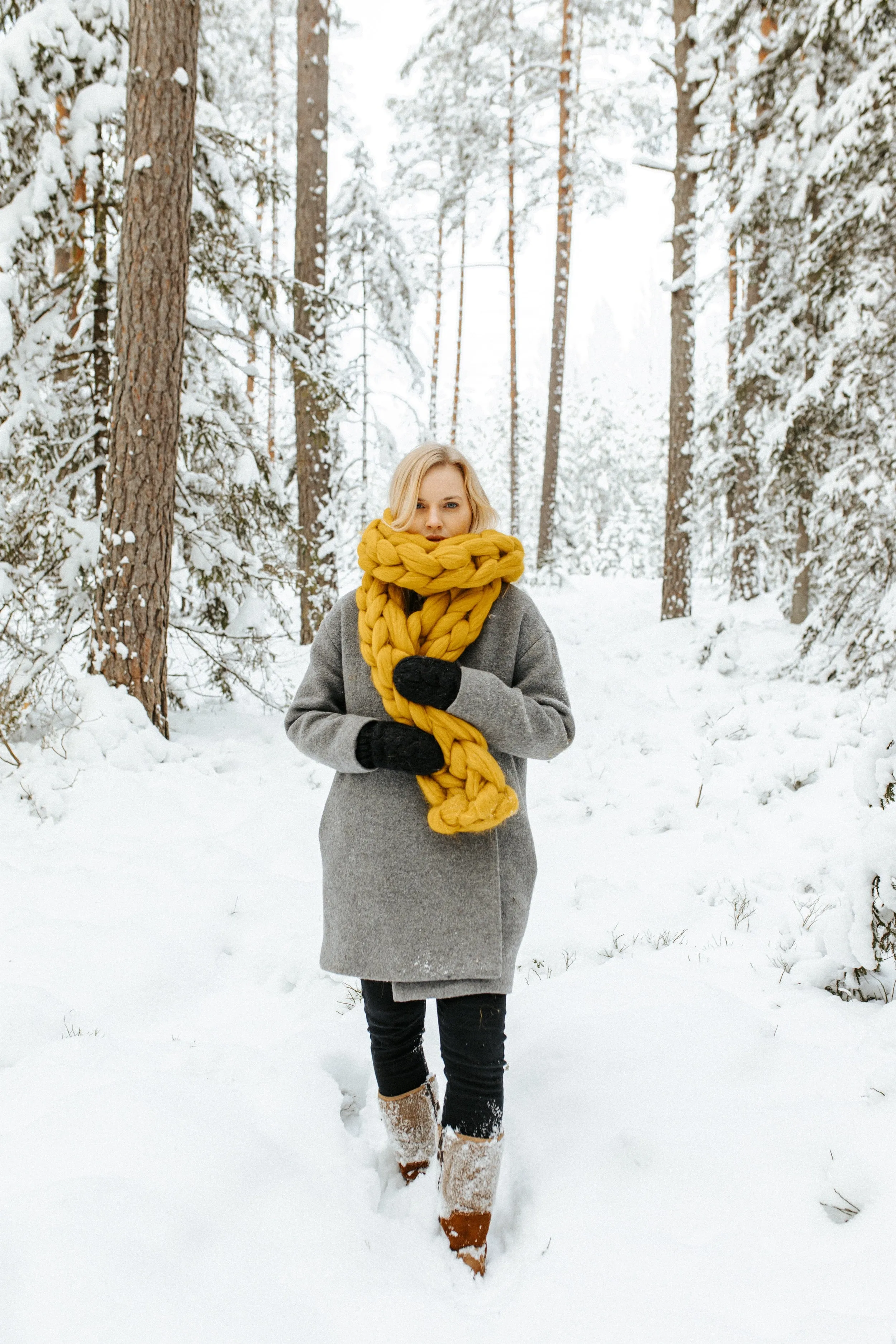 Oversized scarf