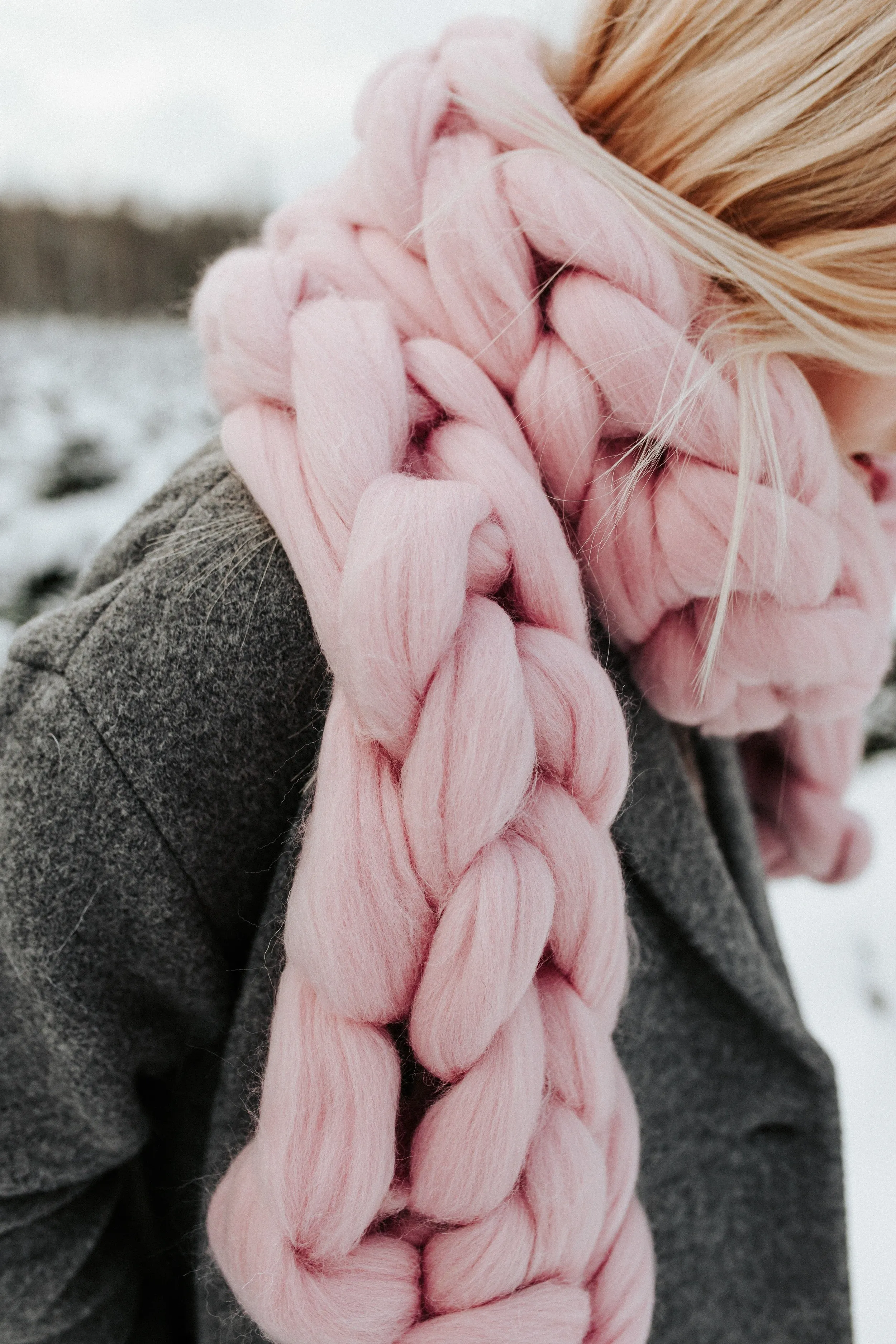 Oversized scarf