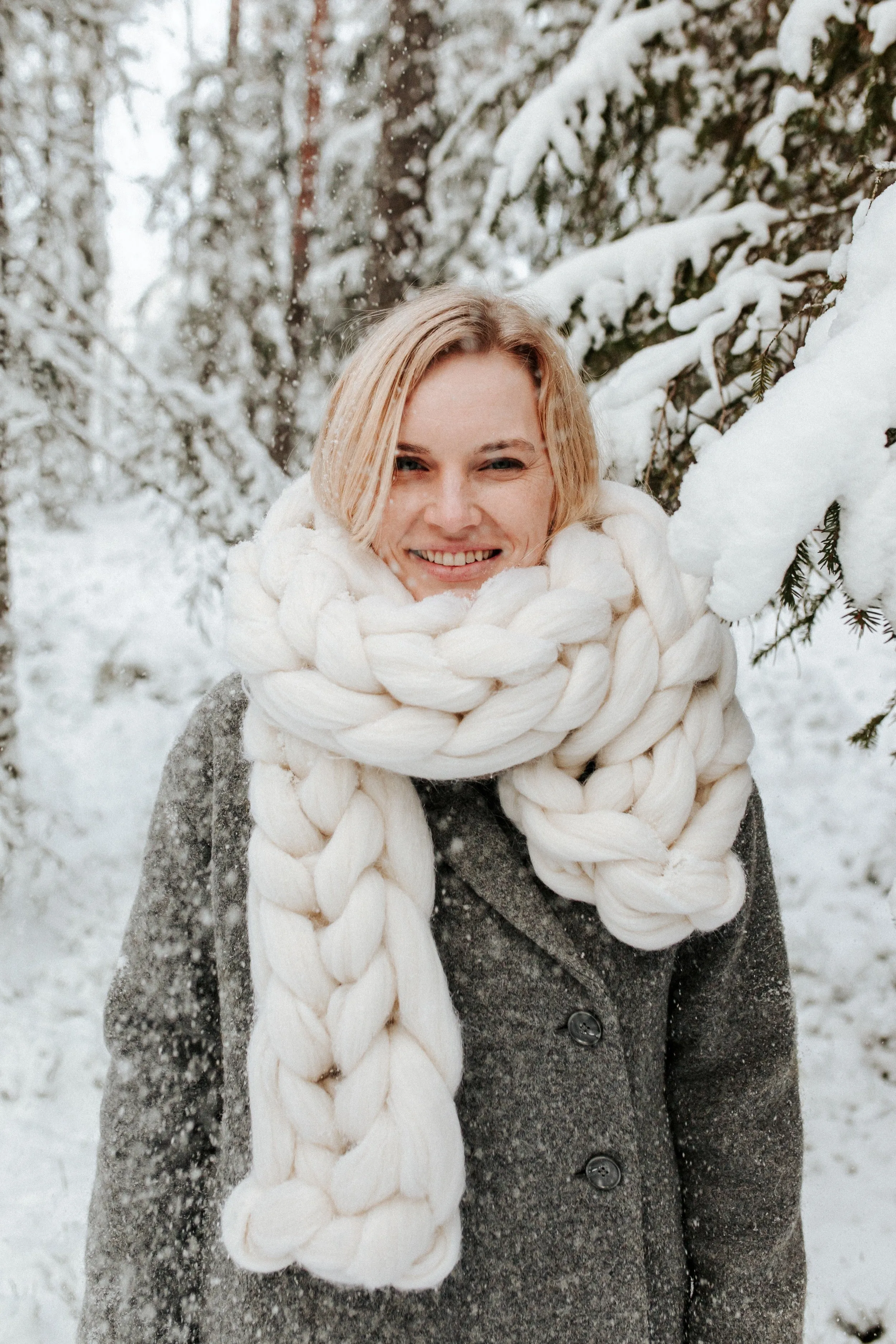 Oversized scarf