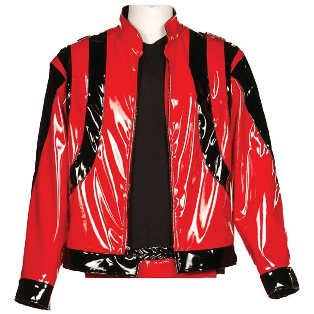 Patent Leather 80s Pop Singer Jacket