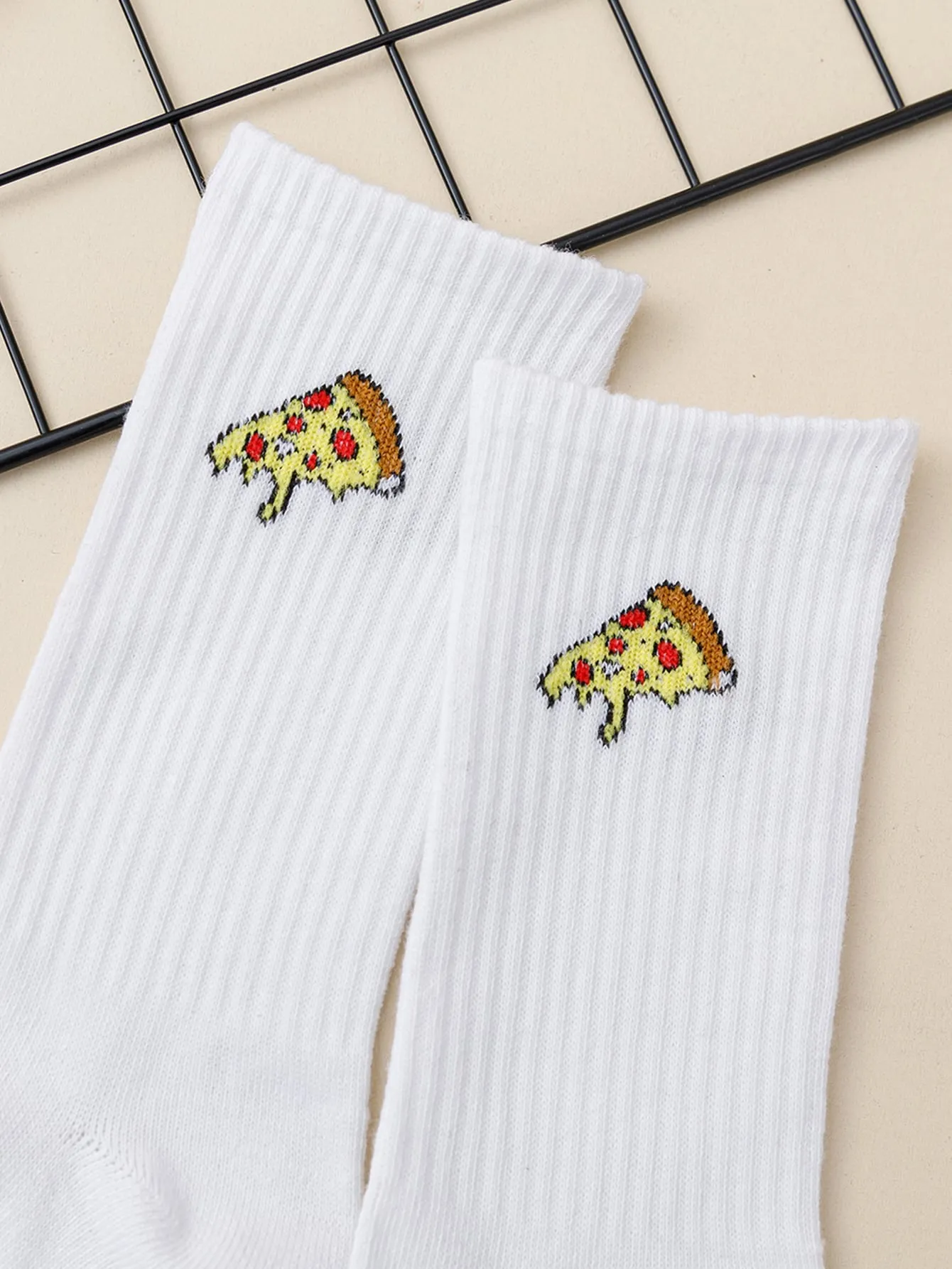 Pizza Slice Crew Socks Funny Socks for Women Novelty Socks Funky Socks Gift for