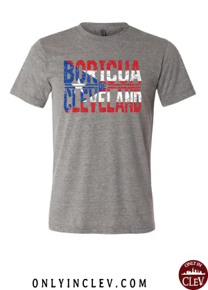 "Boricua Cleveland" Design on Gray