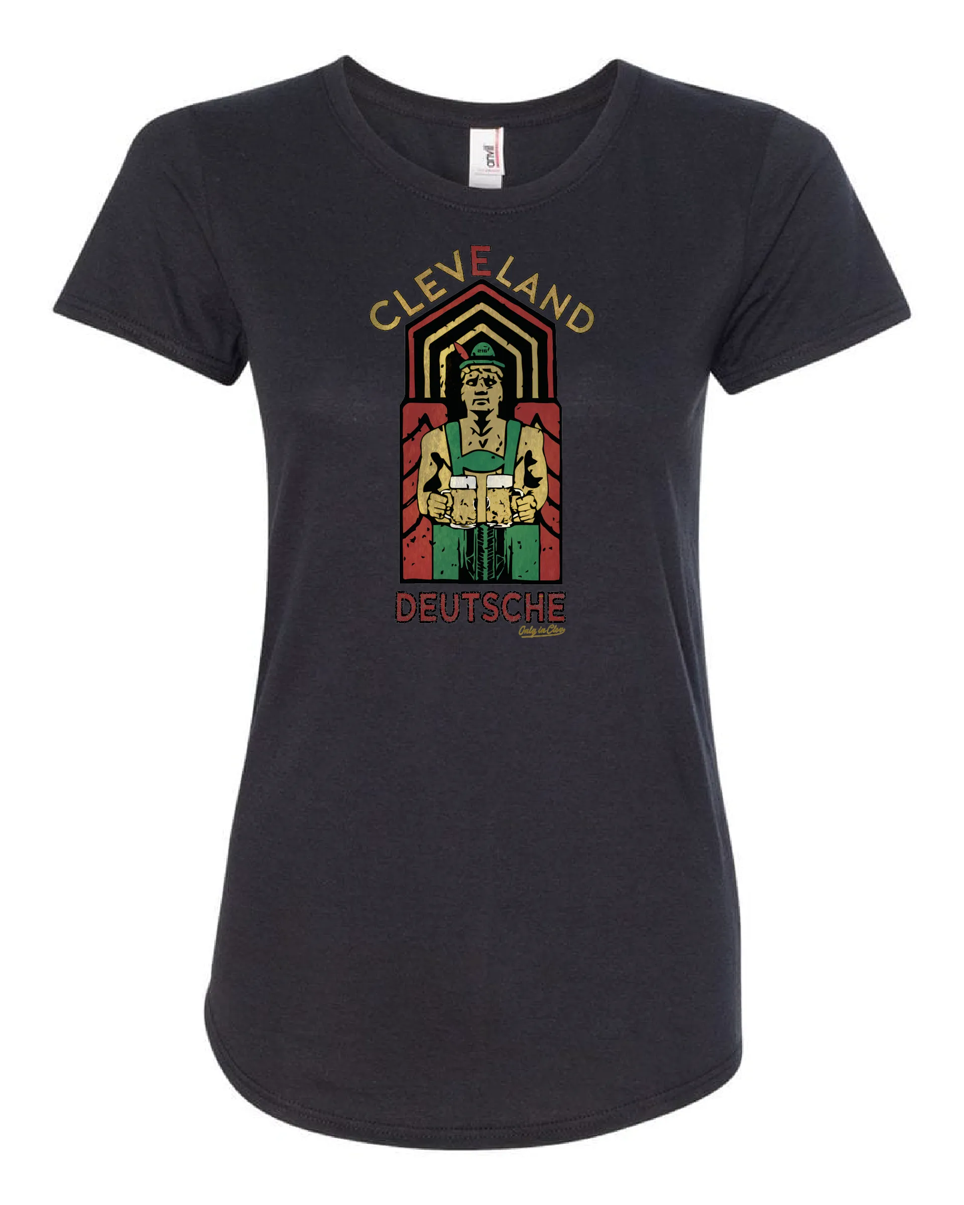 "German Oktoberfest Guardian" T-Shirt" on Black