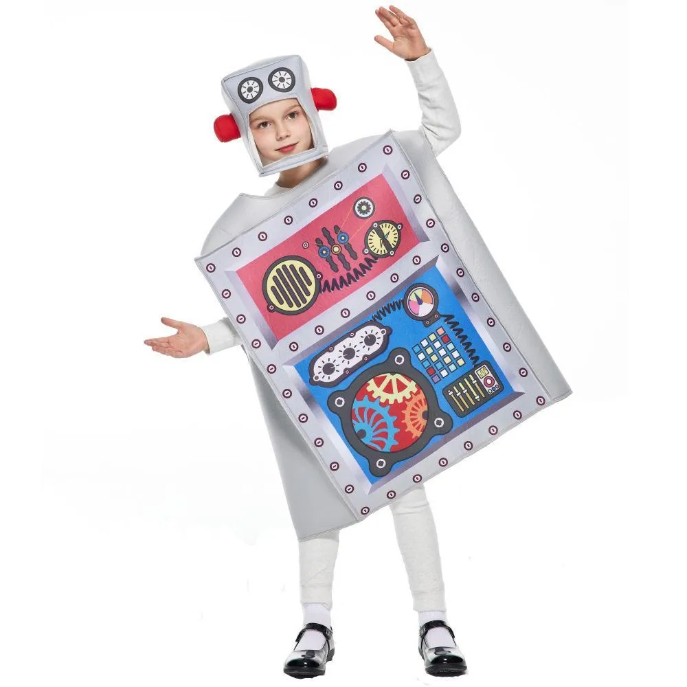 robot Cosplay Compound Sponge Party halloween Costumes for Kids