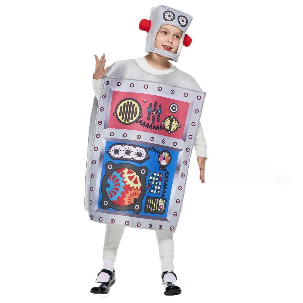 robot Cosplay Compound Sponge Party halloween Costumes for Kids