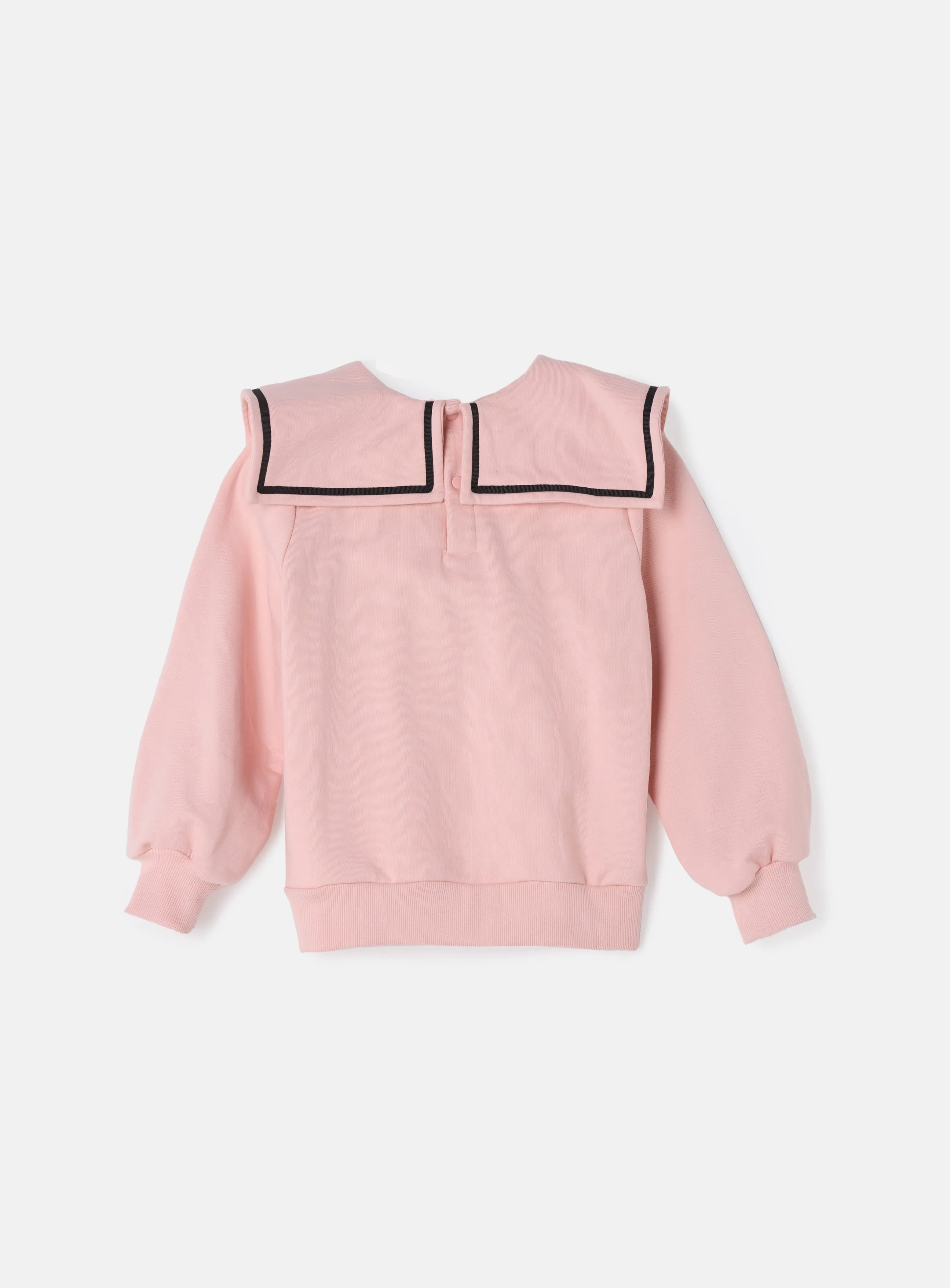 Ruthie Pink Collar Sweatshirt