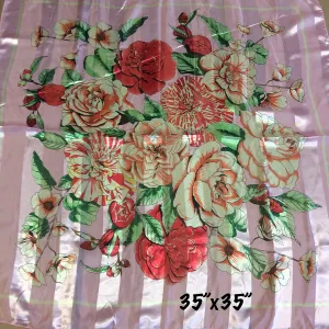 Satin Silky Scarf 35”X35”