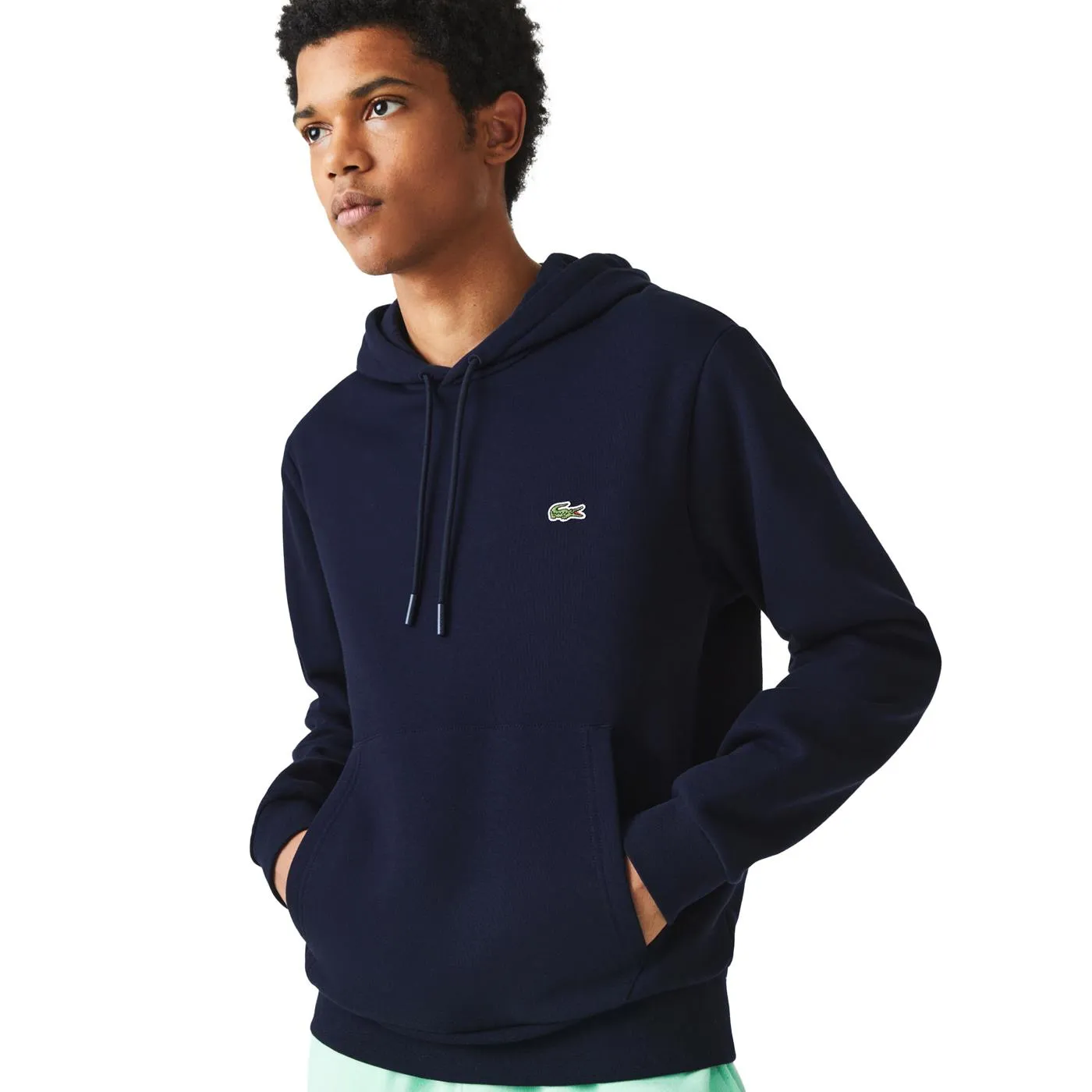 SH9623 QAO 166N LACOSTE SWEATSHIRT MEN NAVY