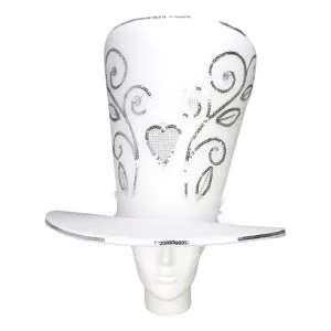 Silver Bride Hat