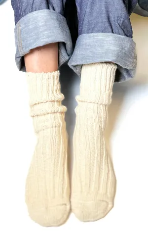 Slouchy Socks • Organic Cotton Mushy Rib