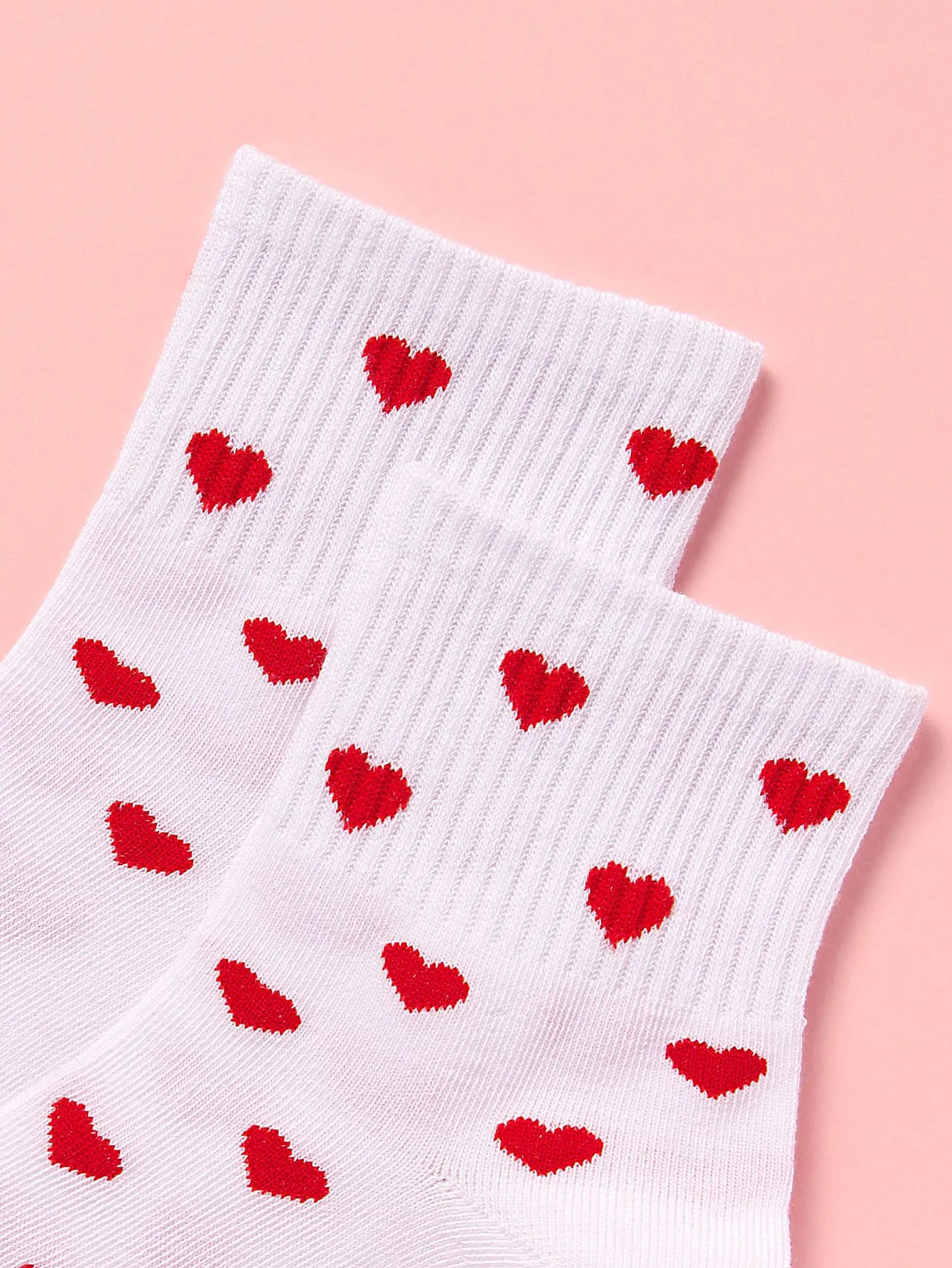 Small Red Heart Crew Socks Funny Socks for Women Novelty Socks Funky Socks Gift