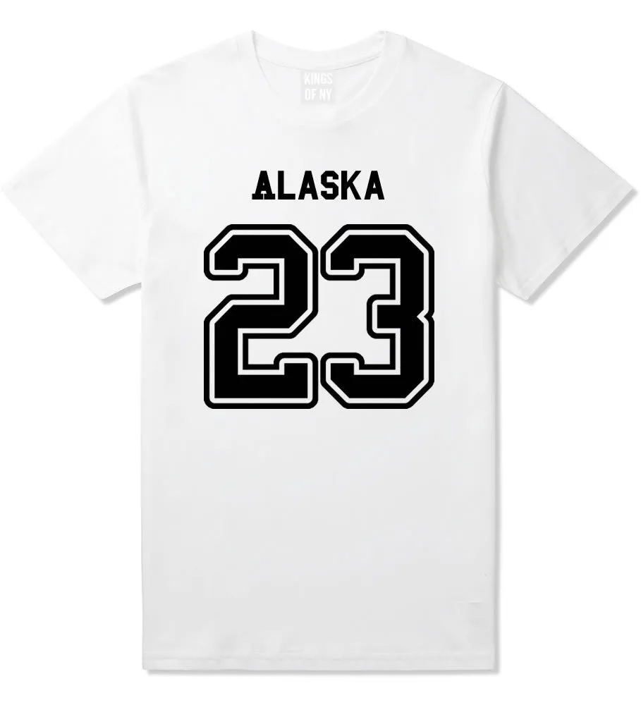 Sport Style Alaska 23 Team State Jersey Mens T-Shirt