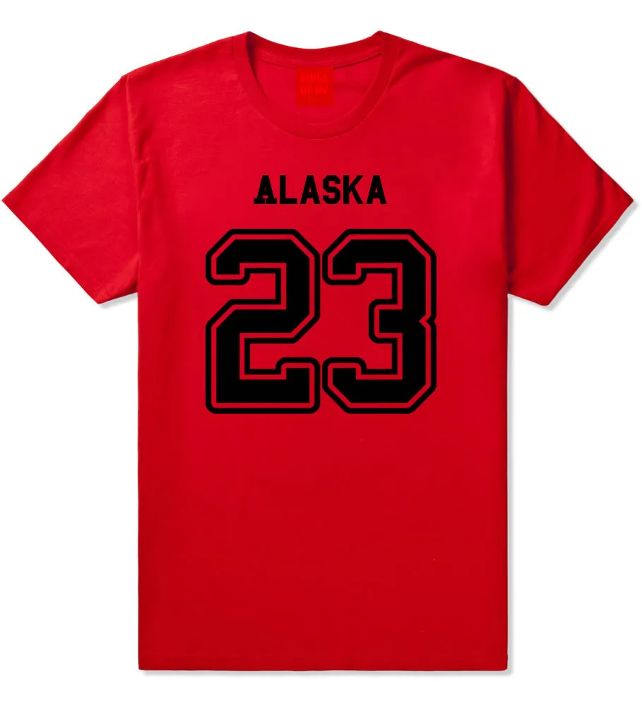 Sport Style Alaska 23 Team State Jersey Mens T-Shirt